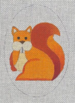 Orange Squirrel Oval