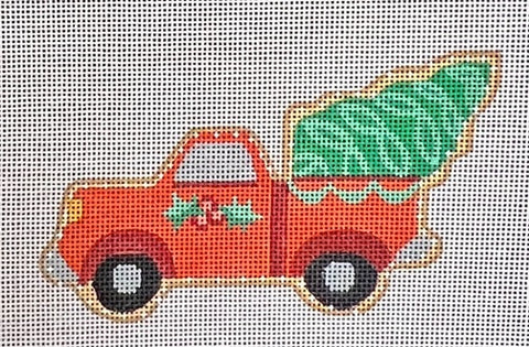 Christmas Cookie - Truck w/Tree