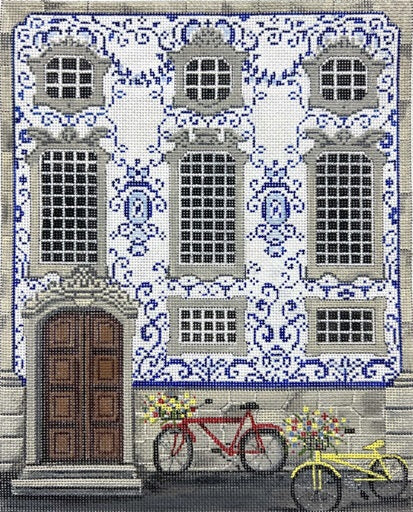 Portuguese Facade w/Bikes