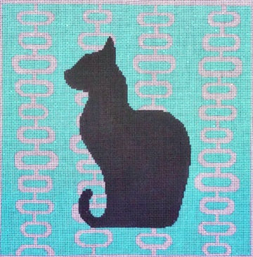 Teal Shadow Cat