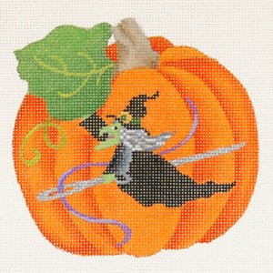 Stitchers With Pumpkin Ornament