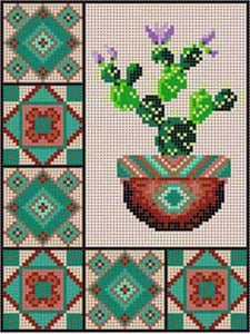 Cactus and Border #5