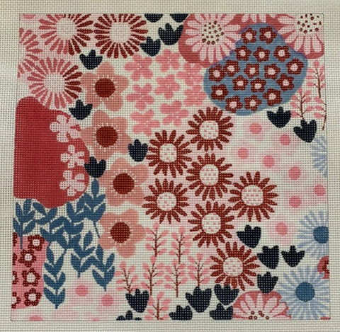 Florals - Pink and Blue