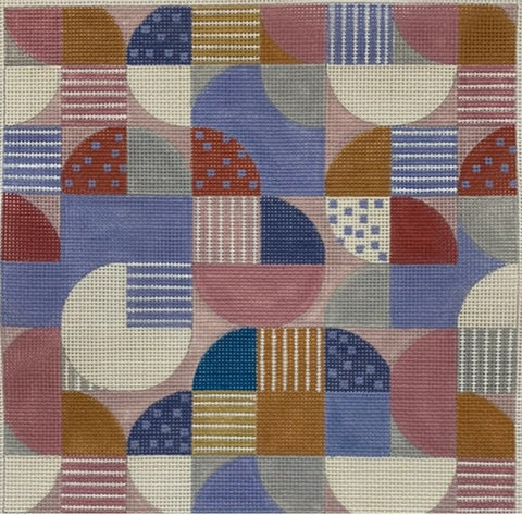 Shapes on Blue/Pink