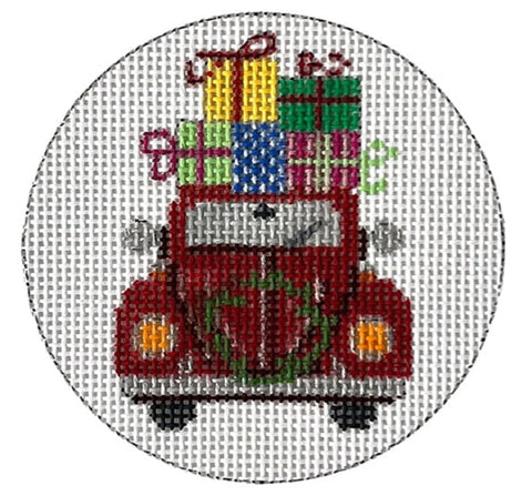 VW Bug w/Gifts Ornament