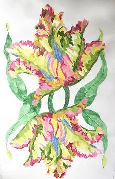 Regal Ruffled Tulip Rug