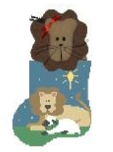 Lion and Lamb w/Lion Mini Sock