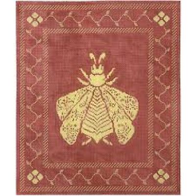 Napoleon's Bee Pillow - Coral and Butter