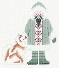 Eskimo Santa w/Malamute