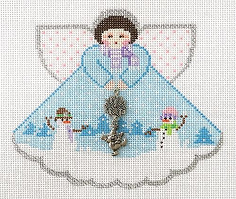 Snowball Fight Angel w/Charms