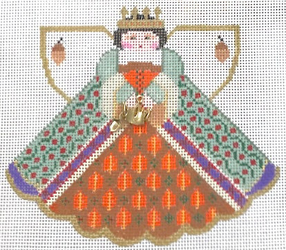Autumn Queen Angel w/Charms