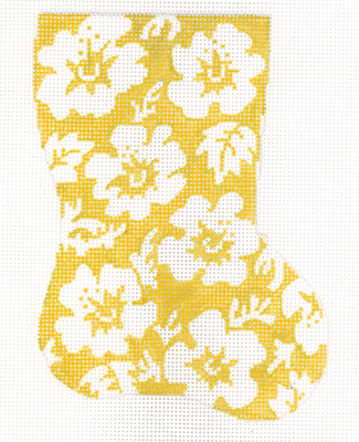 Aloha Mini Sock/Yellow