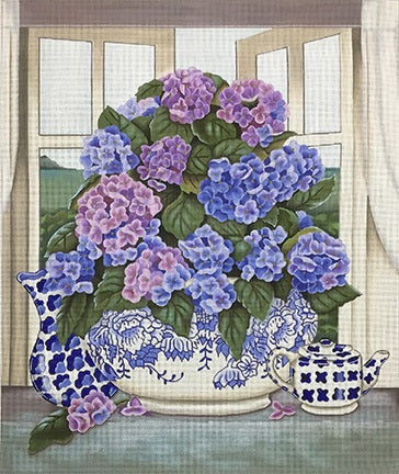 Hydrangea Fire Screen