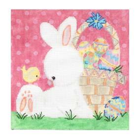 Bunny and Chick by Basket
