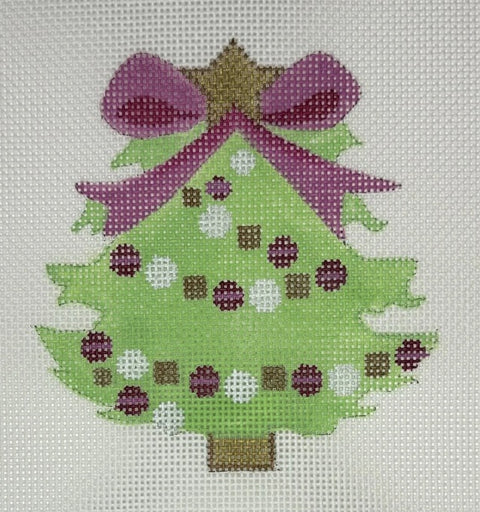 Little Bits - Tree w/Magenta Bow w/SG