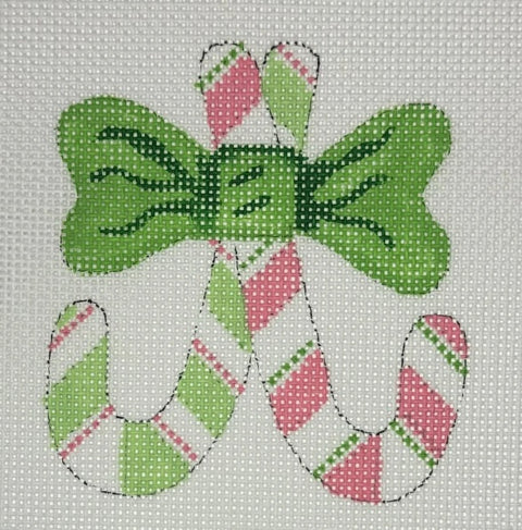Little Bits - Pink Candy Canes w/SG