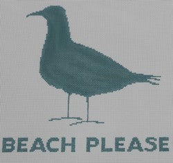 Beach Please - White Background