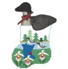 Minnesota w/Loon Mini Sock