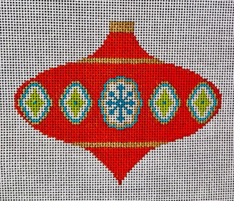 MCM Ornament - Red Saucer