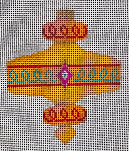 MCM Ornament - Orange Stacked Saucer