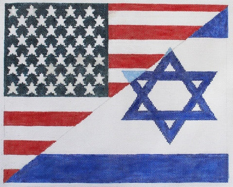 Tallis -  America/Israel Flags