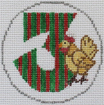 Twelve Days of Christmas - 3 French Hens