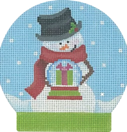 Snowman Snow Globe/Present