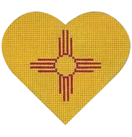 New Mexico Flag Heart