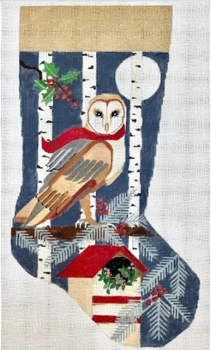 Winter Owl Stocking