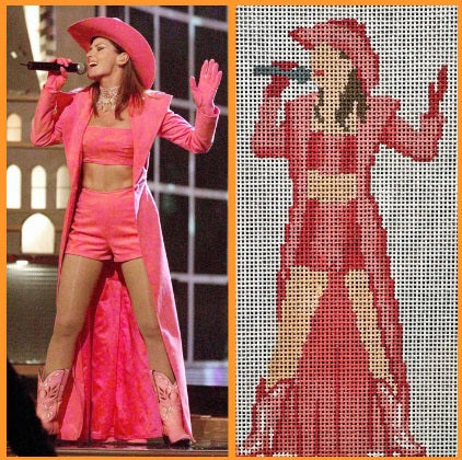 Shania/Pink Cowboy Hat