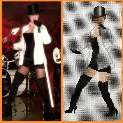 Shania/Black Top Hat