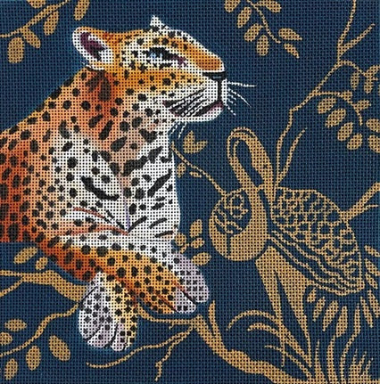 Leopard w/Golden Bird