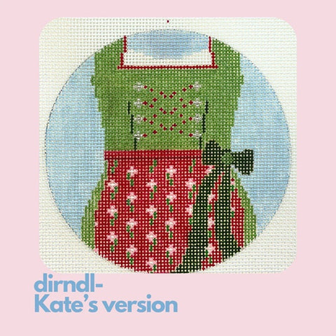 Dirndl - Red/Green (Kate's Version)