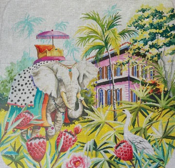Elephant w/Crane