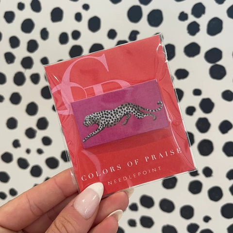 Needle Minder - Cheetah on Pink
