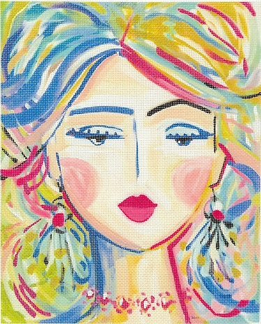 Warrior Girl w/Periwinkle Eyes