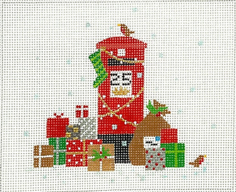 London Christmas - Letter Box w/Gifts