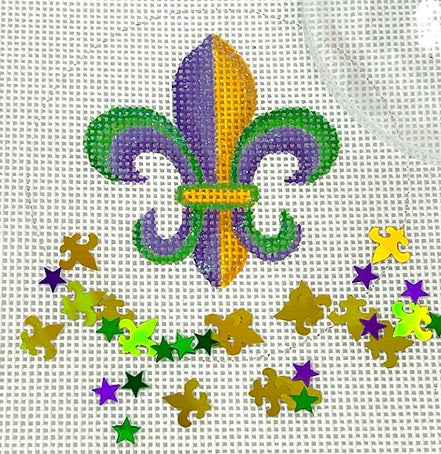 Mardi Gras Fleur-de-Lys Ornament  