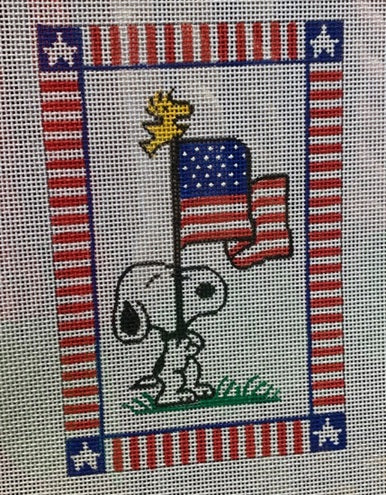 Snoopy w/Flag  