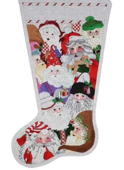 Santa Collection Stocking - Toe Facing Right