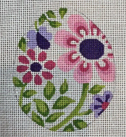Pink Flower Egg