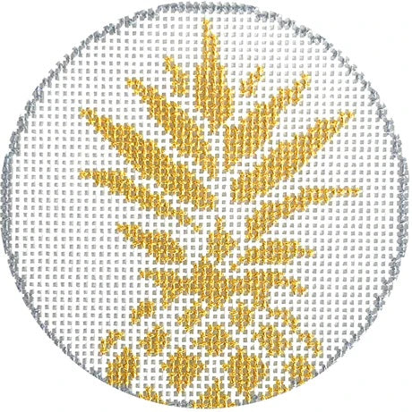 Pineapple/White Round