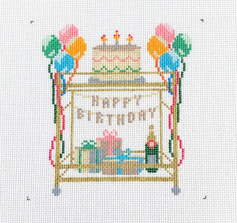 Happy Birthday Bar Cart