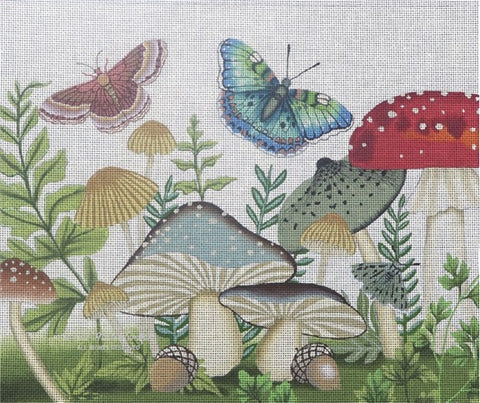 Mushrooms & Butterflies