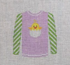 Sweater - Chick in Egg on Lavender