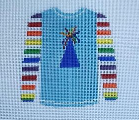 Sweater - Birthday Party Hat on Blue