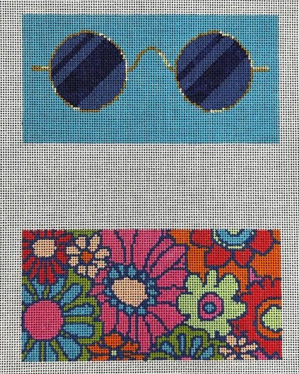 John Two Sided Eyeglass Case