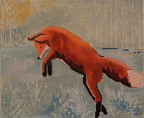 Pouncing Fox