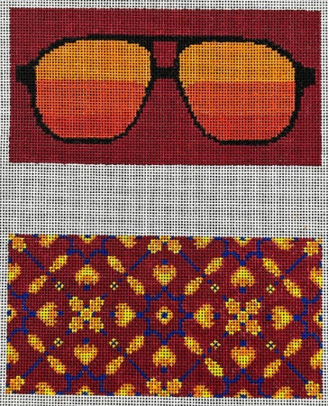 The Dude Two Sided Eyeglass Case