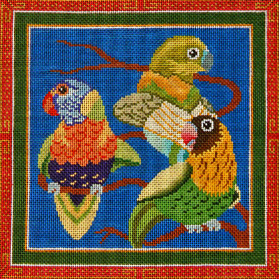 Lovebird Pillow II